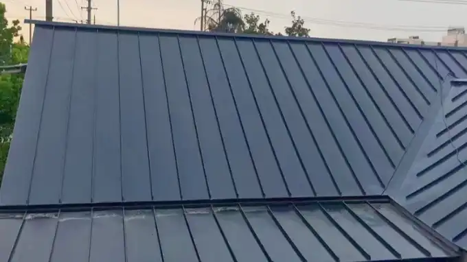 grey standing seam metal roof grey standing seam metal roof
