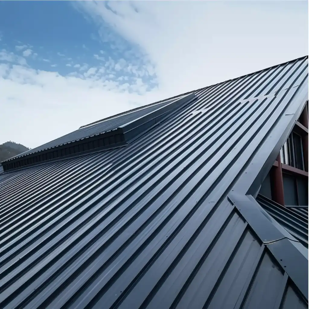 Grey Standing Seam Metal Roof Grey Standing Seam Metal Roof