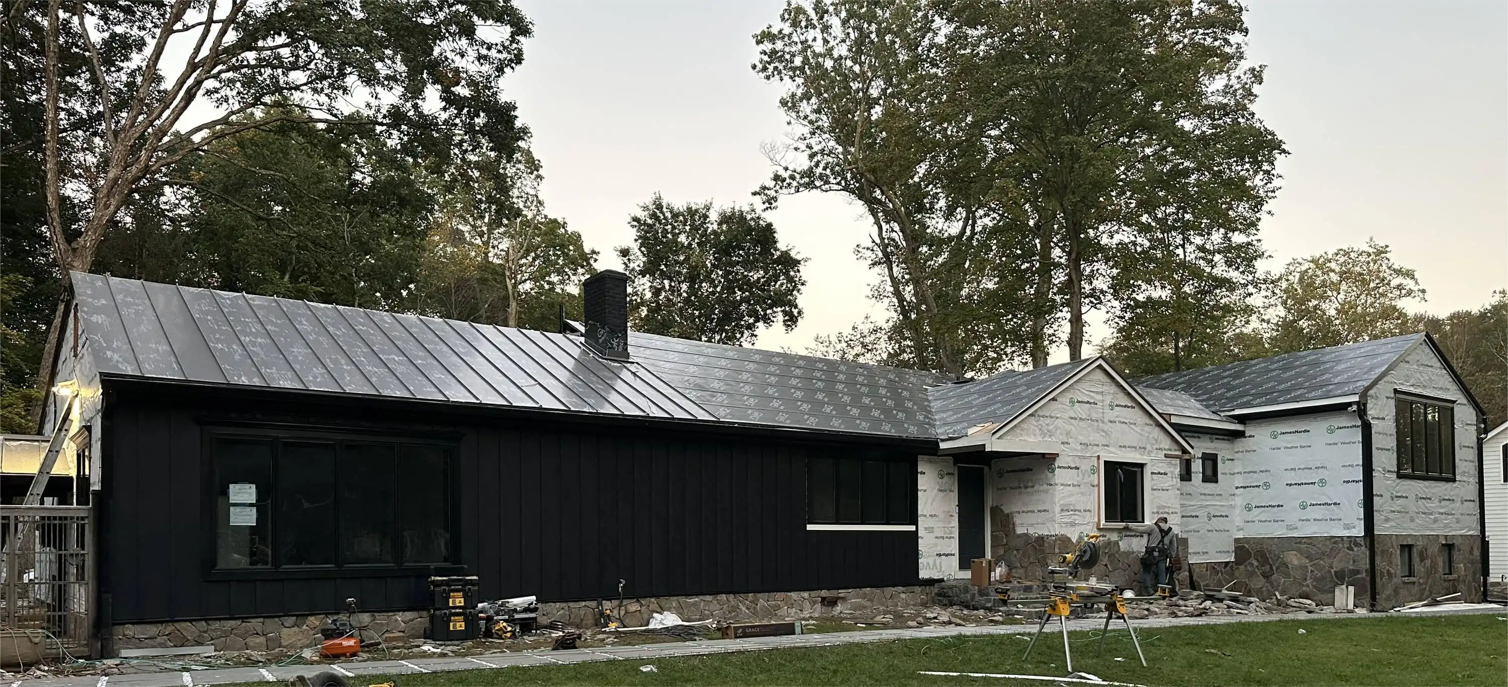 Aluminum Standing Seam Metal Roof Panels