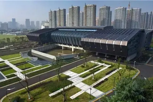 Hangzhou Sanpu Drainage Pump Station Aluminum Magnesium Manganese Metal Roof Wall Hangzhou Sanpu Drainage Pump Station Aluminum Magnesium Manganese Metal Roof Wall