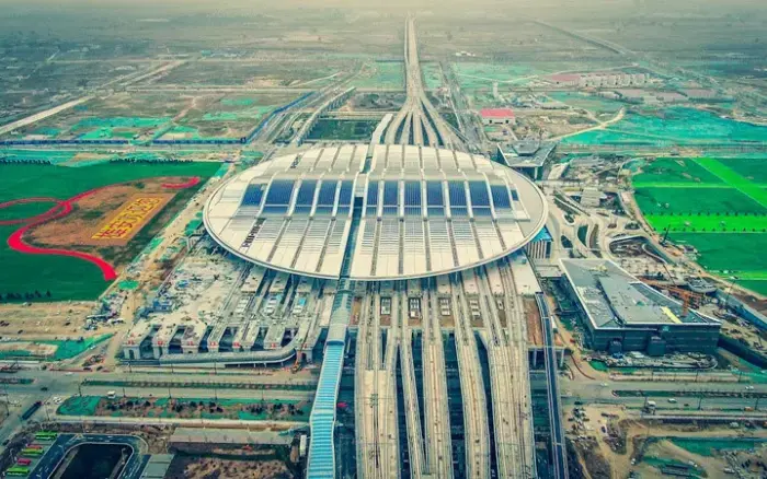 Xiongan Station Commercial Body Aluminum Magnesium Manganese Metal Roof Xiongan Station Commercial Body Aluminum Magnesium Manganese Metal Roof