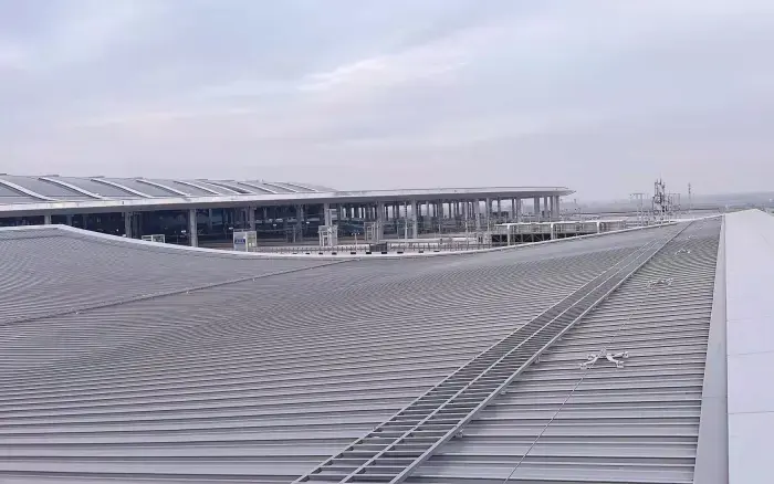 Xiongan Station Commercial Body Aluminum Magnesium Manganese Metal Roof Xiongan Station Commercial Body Aluminum Magnesium Manganese Metal Roof