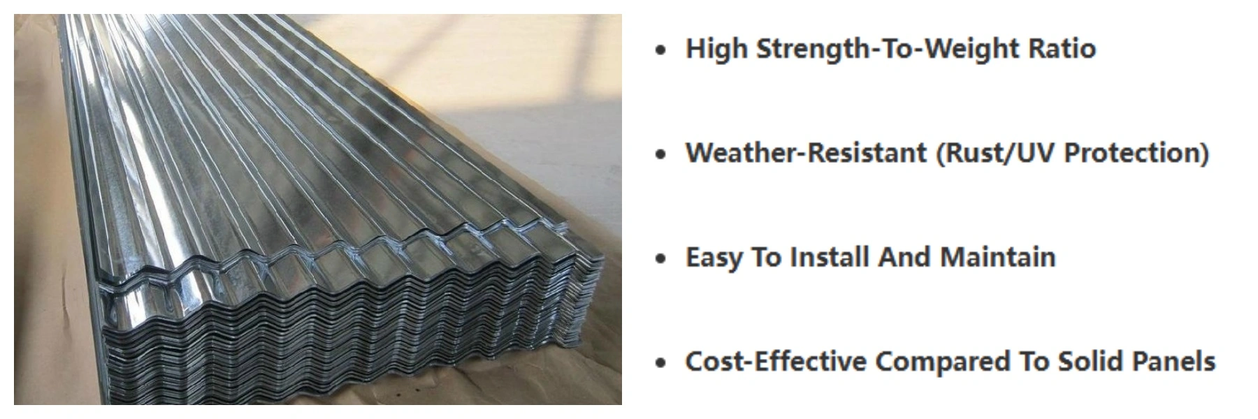 corrugated side panels corrugated side panels