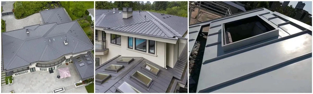 aluminum standing seam roofing panels