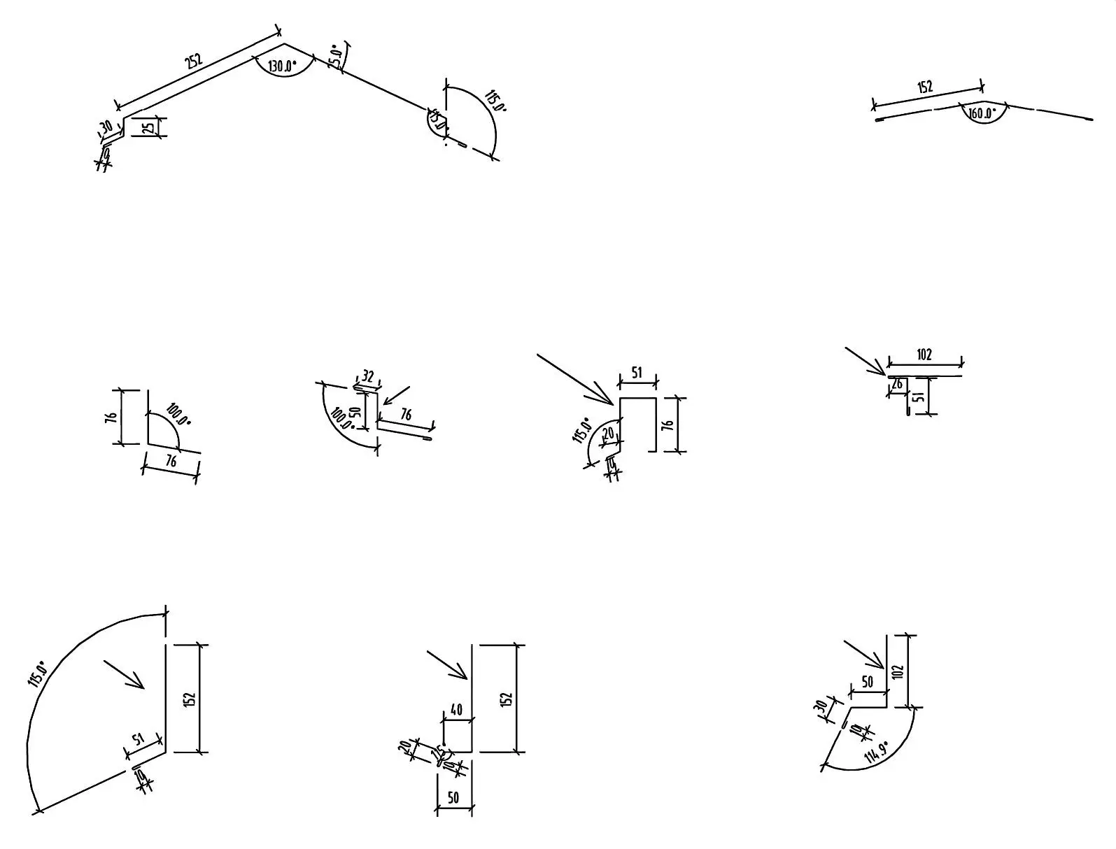 standing seam trims standing seam trims