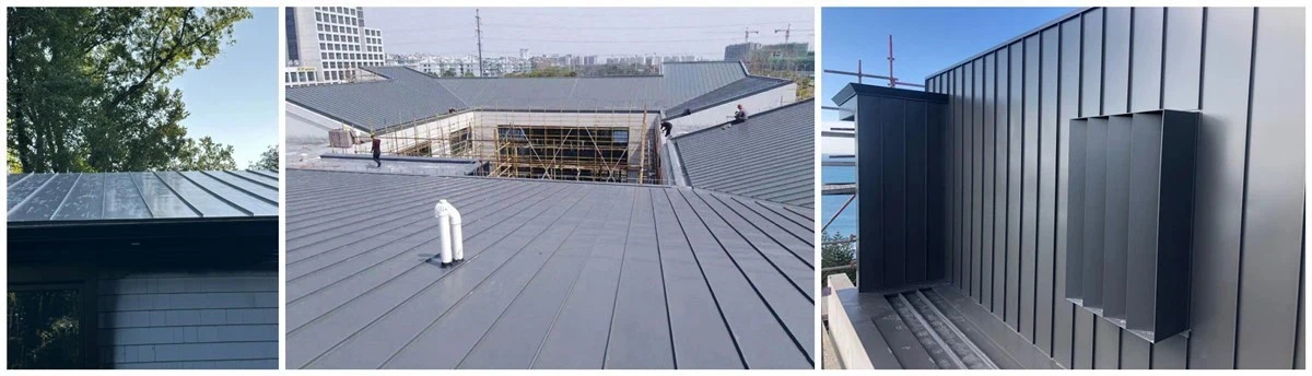 ribbed standing seam metal roofing
