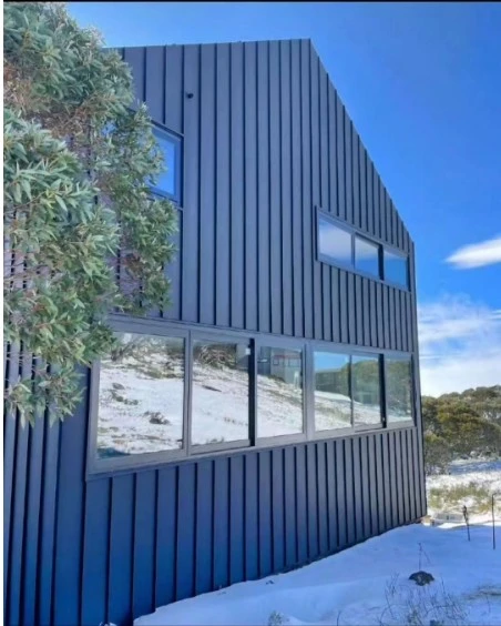 vertical standing seam metal cladding 