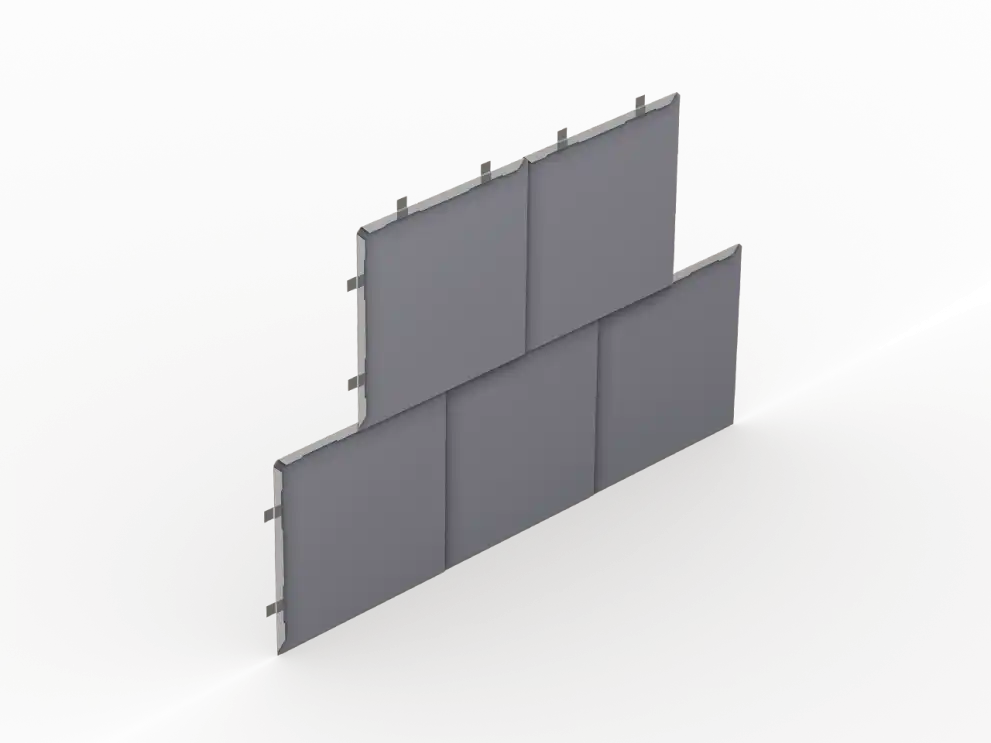 Zinc Flat Lock Panels