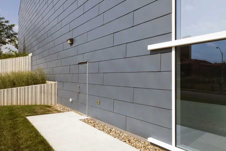 Flat Lock Zinc Cladding Panels