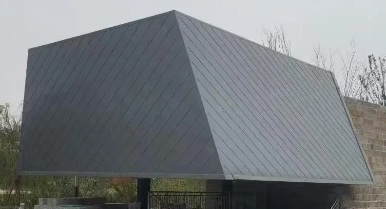 Flat Lock Zinc Cladding Panels