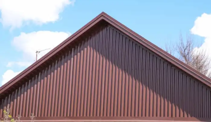 Corrugated aluminum siding panels
