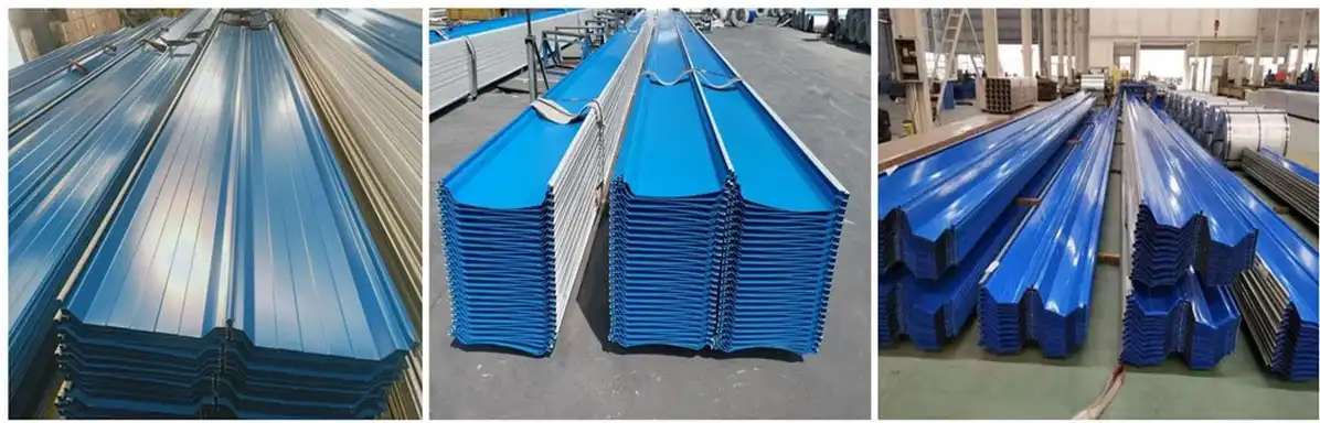 Angle Lock Standing Seam Roof Panels