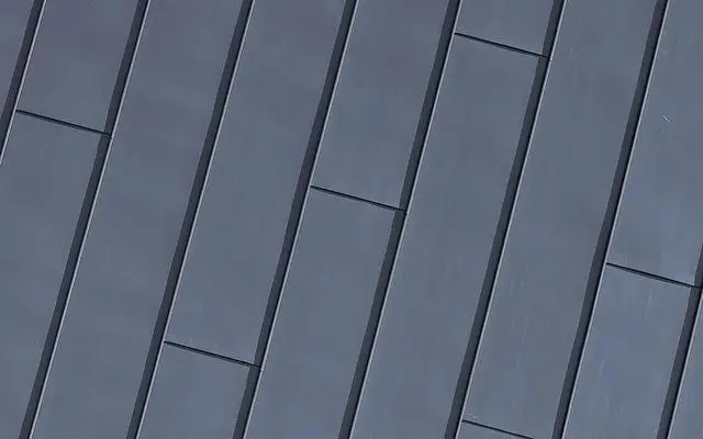 Flat Lock Zinc Cladding Panels