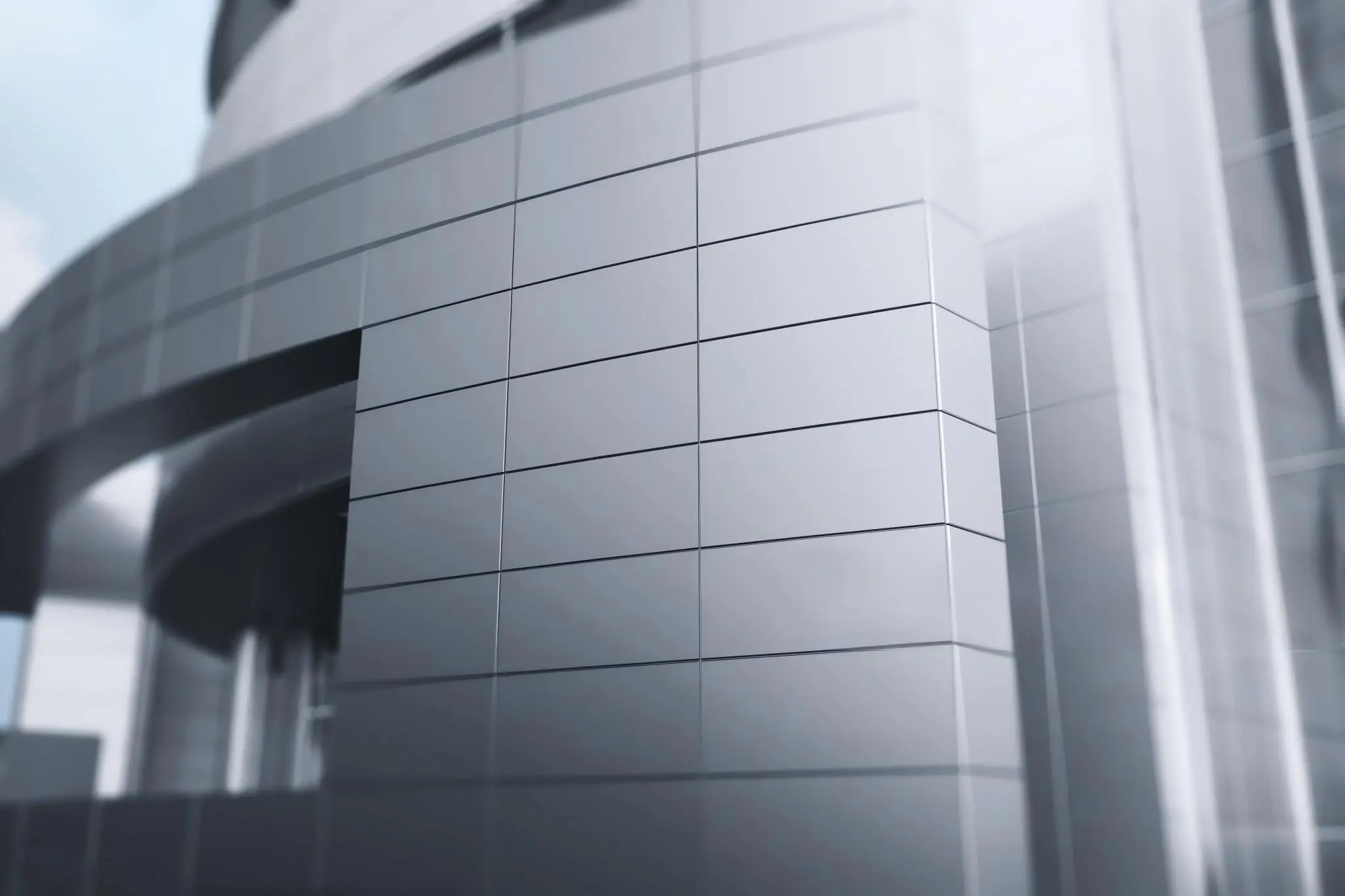 Solid aluminum cladding panels