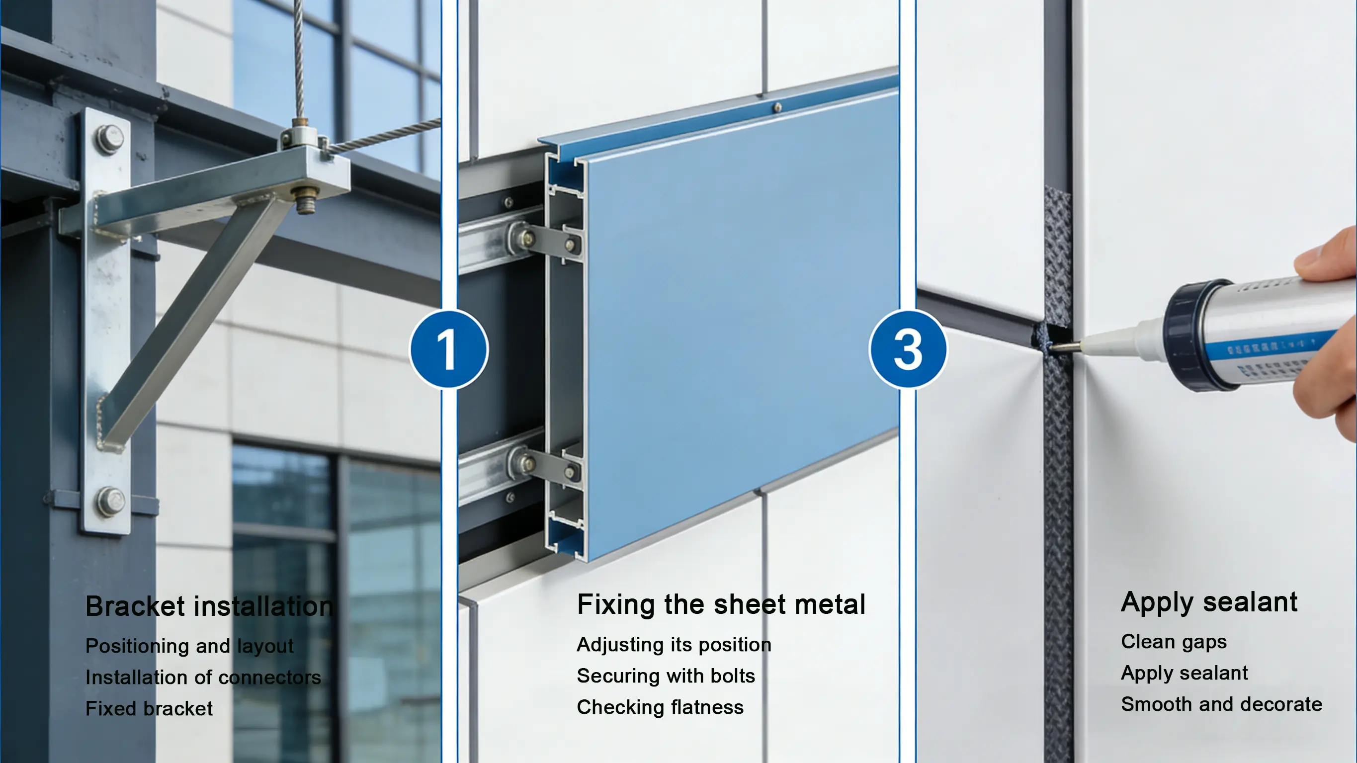 Solid aluminum cladding panels Solid aluminum cladding panels