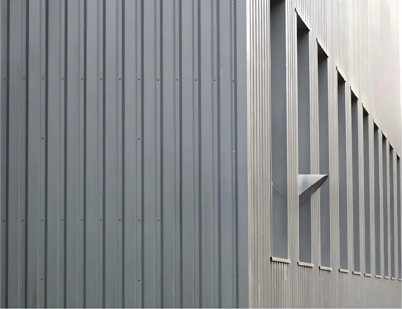 corrugated metal cladding sheets