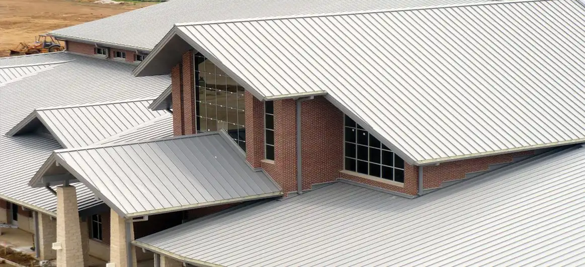 White Standing Seam Roof White Standing Seam Roof