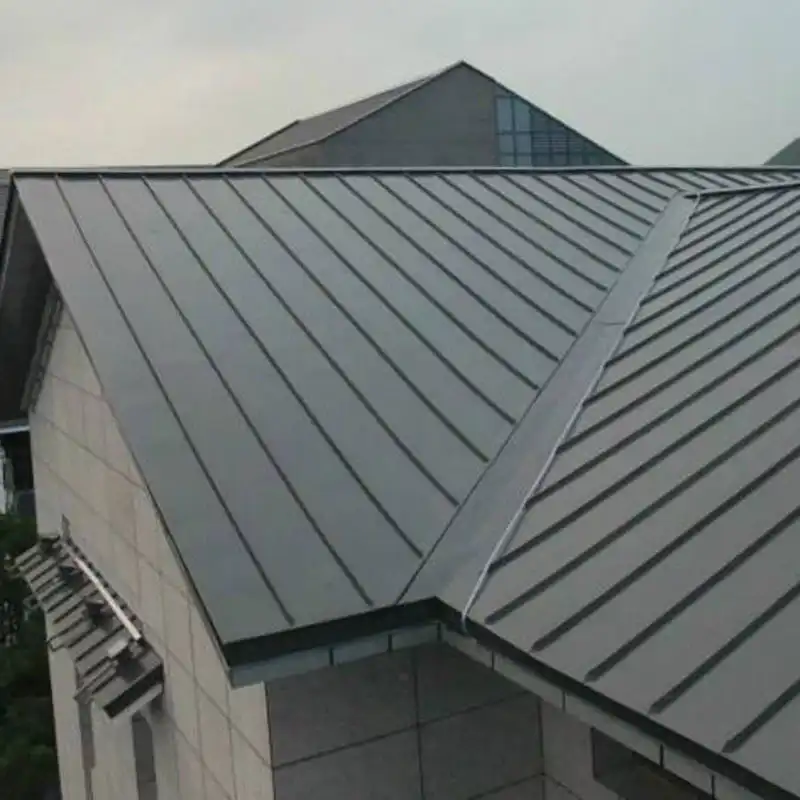 Aluminum standing seam metal roof panels
