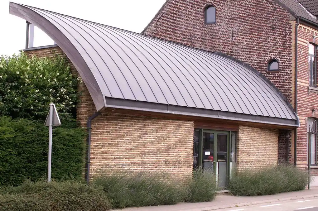 Aluminum standing seam metal roof panels