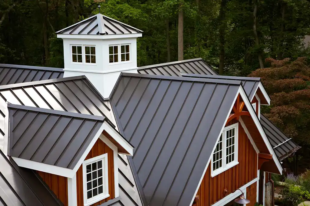 Snap-on metal roof