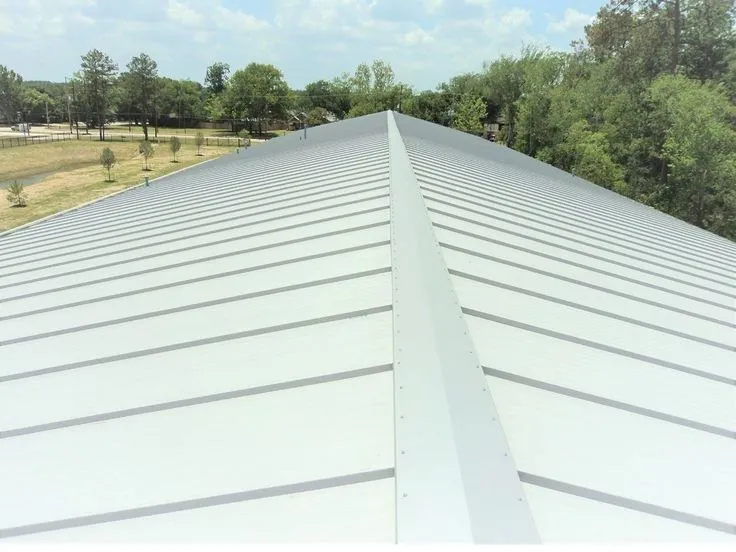 White Standing Seam Roof