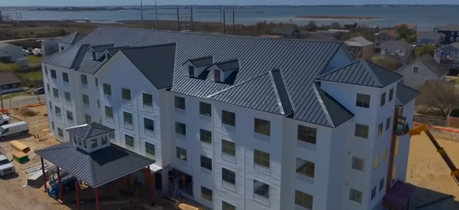 snap locking roof panels