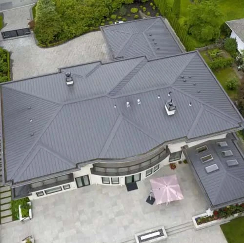 double lock seam roof panel