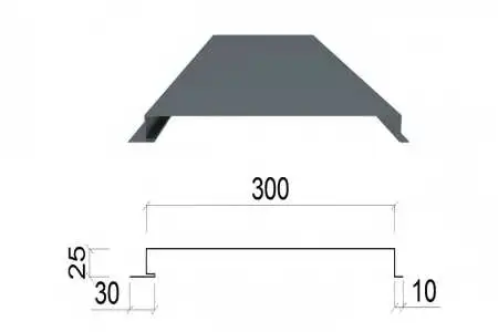 Inside locking metal aluminum cladding panel Inside locking metal aluminum cladding panel