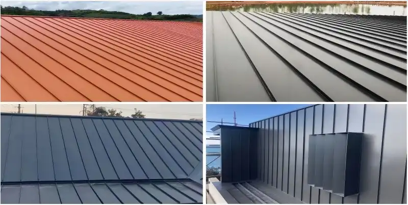 snap clad standing seam roof panel