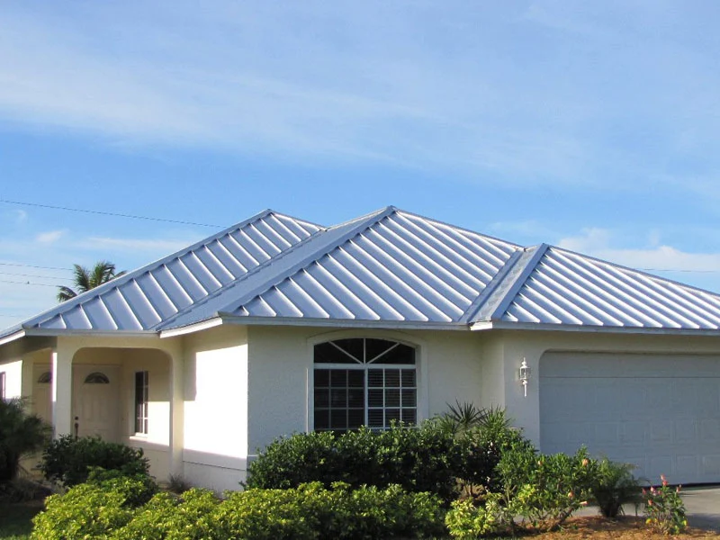 Standing seam steel roofing sheets