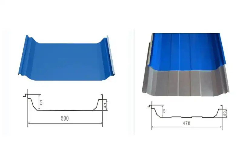 Angle Lock Standing Seam Roof Panels