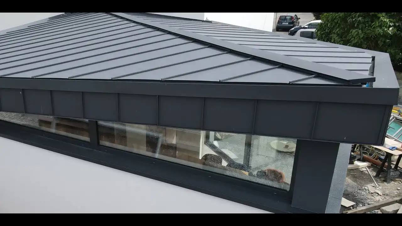 hidden seam metal roofing
