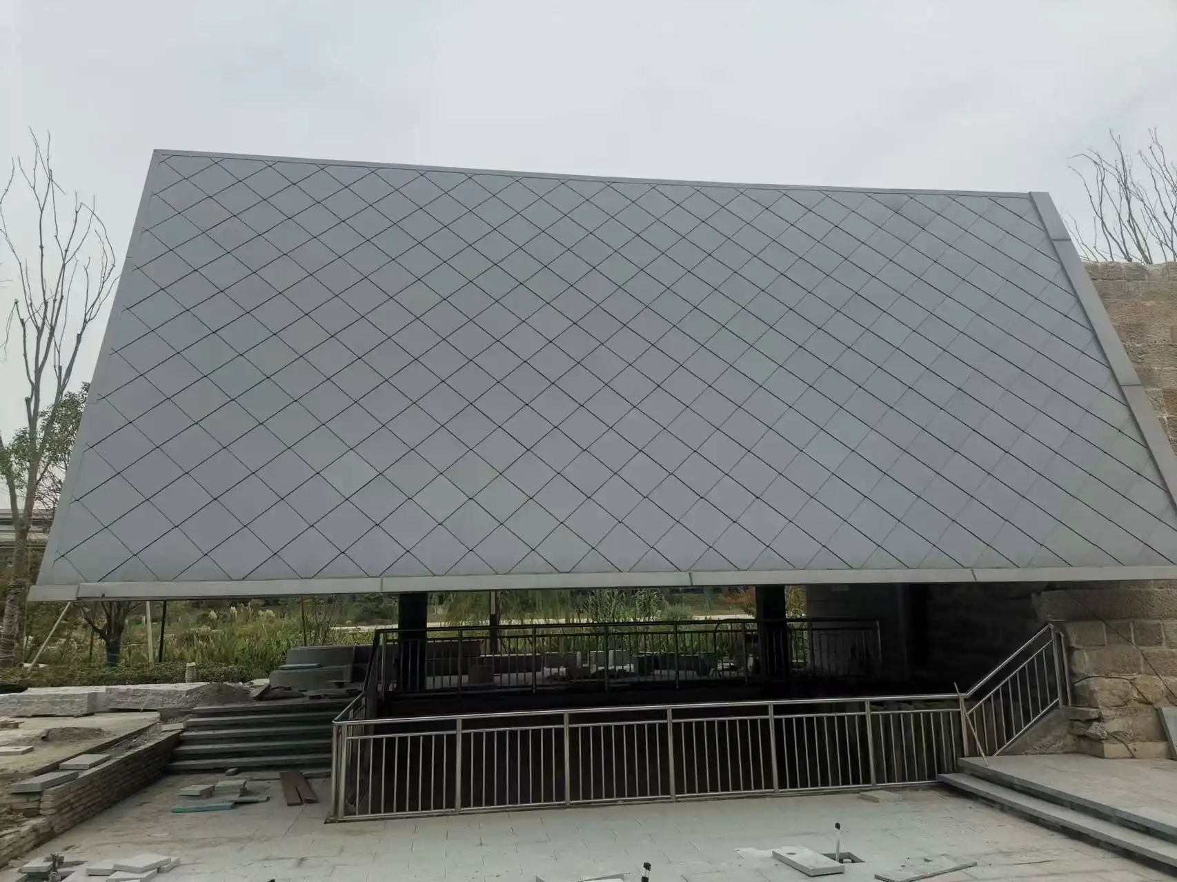 flat lock zinc cladding panels