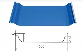 trapezoidal standing seam metal roofing