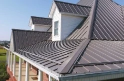 black metal standing seam roofing