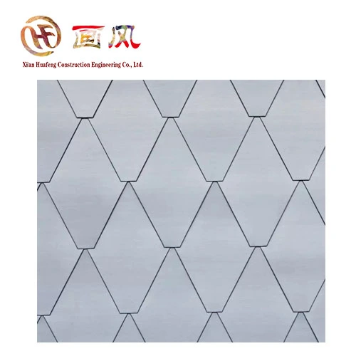 Zinc flat lock panels