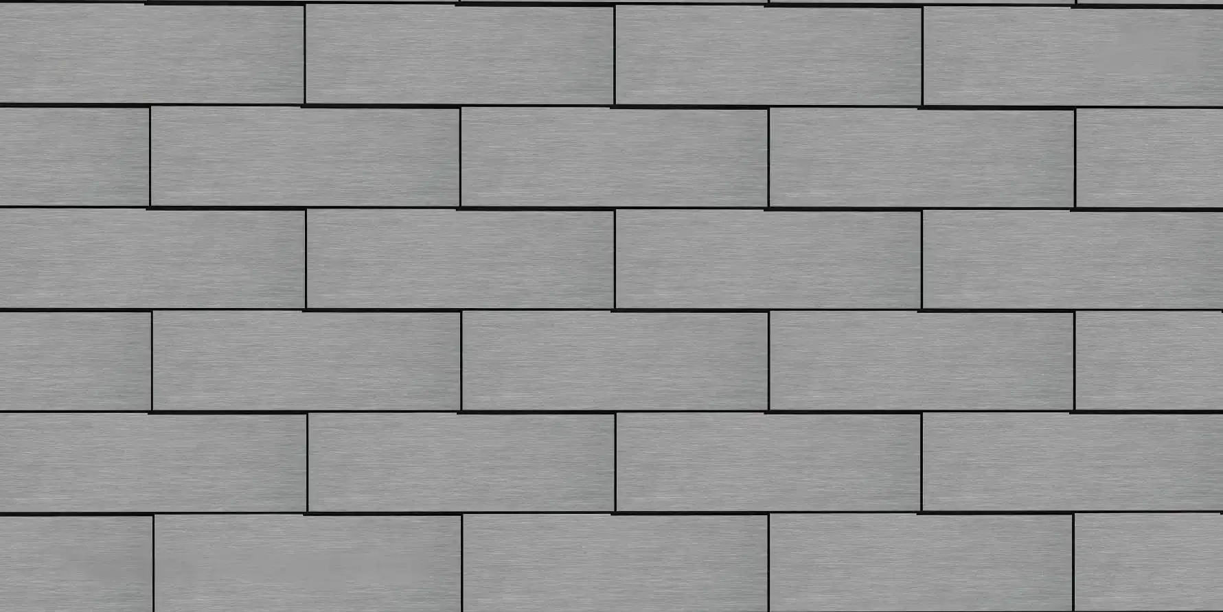 zinc flat lock panels