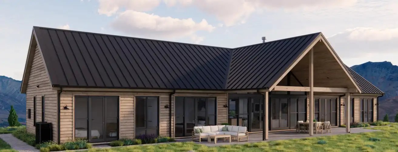 double lock seam roof panel