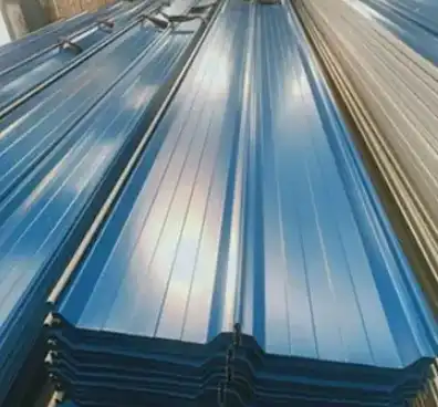 Trapezoidal standing seam roofing