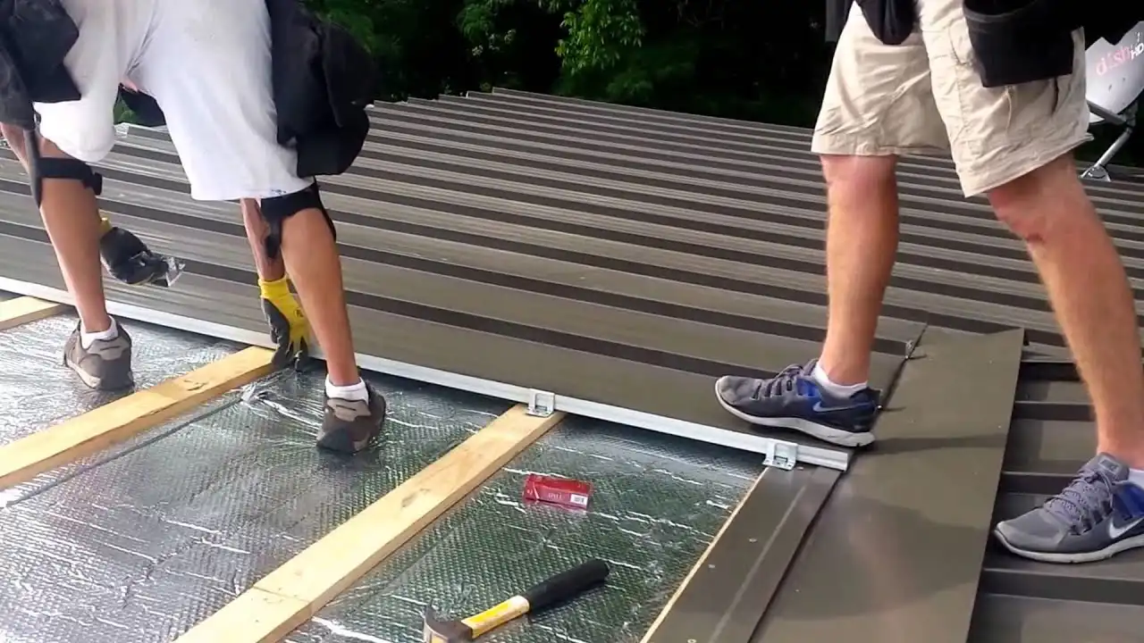 12 standing seam metal roof