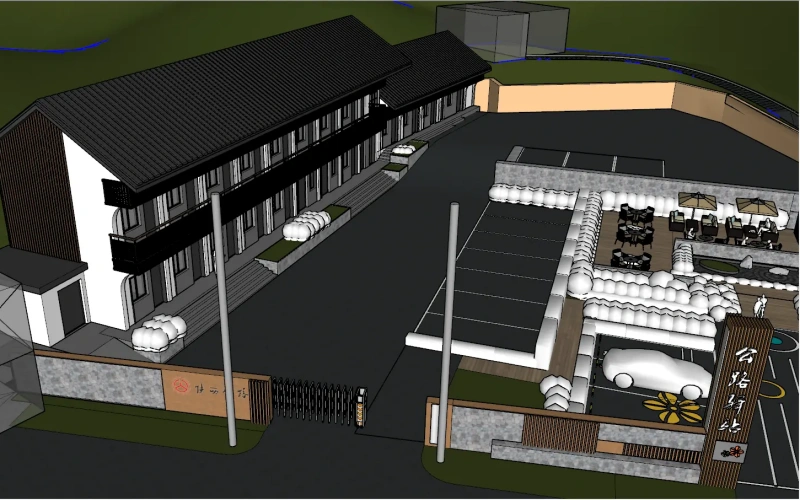 Liyuanpingi maanteejaama metallkatuse projekt