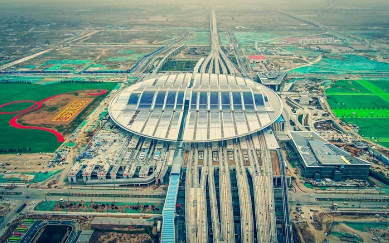 Xiongan Station Commercial Body Aluminum Magnesium Manganese Metal Roof