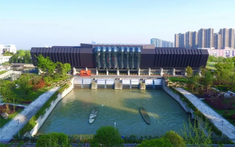 Hangzhou Sanpu Drainage Pump Station Aluminum Magnesium Manganese Metal Roof Wall