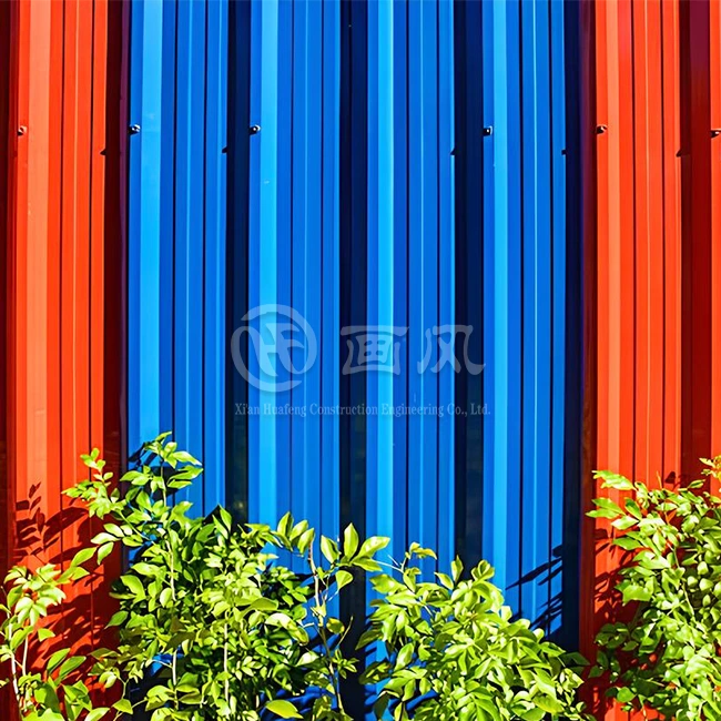 Panel Dinding Logam Lembaran Beralun